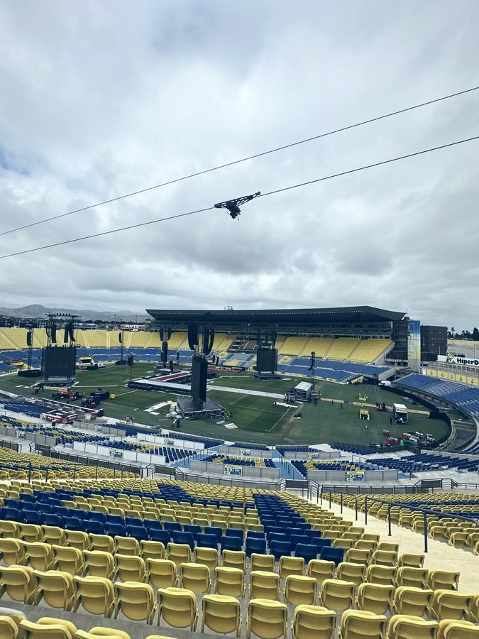 Build at Estadio de Gran Canaria · Linecam®