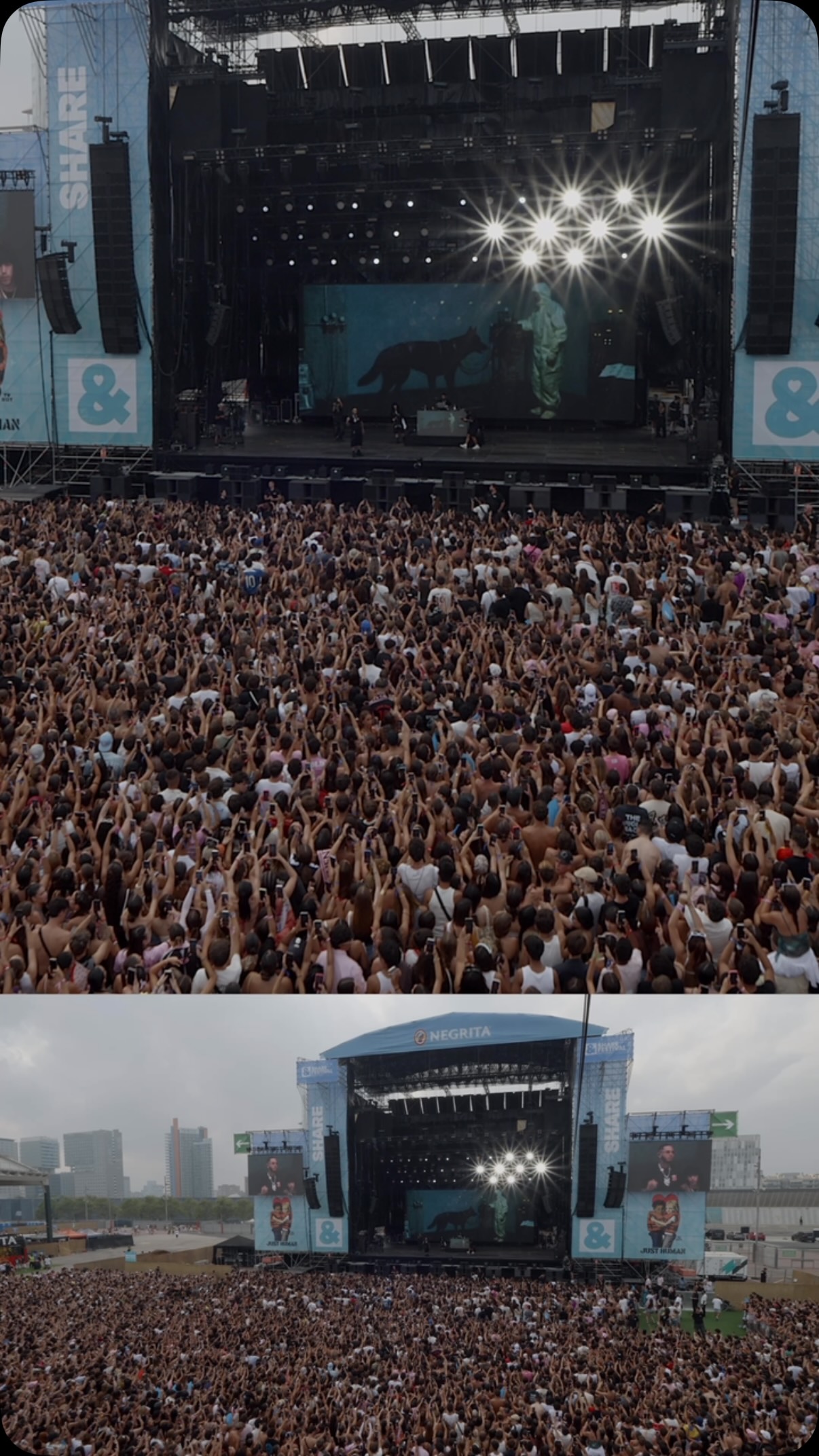 🤩Hay planos que hablan por sí solos.

En este momento, capturado con nuestra Linecam durante el @sharefestbcn de Barcelona, podemos apreciar algo que solo esta perspectiva es capaz de mostrar: miles de personas cantando al unísono, compartiendo una misma emoción y convirtiéndose en una sola voz.

Es precisamente ahí donde nuestro sistema marca la diferencia. Gracias a los movimientos fluidos y aéreos de Linecam, conseguimos transmitir la magnitud del público y esa conexión única entre el artista y sus fans, ofreciendo imágenes que sería imposible obtener desde cualquier otro punto de vista.

Porque no solo grabamos conciertos… capturamos emociones.

#Linecam #ChareFestival #Barcelona #Festival #LiveProduction Broadcast CableCam Concerts Audiovisual EventProduction
