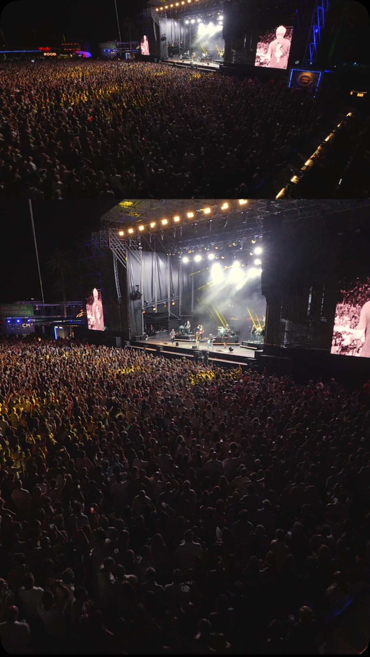 Hay canciones que no necesitan presentación. Solo hace falta que suene el primer acorde… y miles de personas comiencen a cantar.

Anoche, @hombresgoficial volvió a demostrar en @concertmusicfestival , en Chiclana de la Frontera, por qué sus canciones forman parte de la vida de varias generaciones.

Y desde nuestro sistema Linecam® tuvimos el privilegio de verlo desde un lugar único: recorriendo el cielo sobre el público y captando esa imagen que tanto nos apasiona… miles de personas unidas en una sola voz, cantando canciones que ya son historia de la música española.

Eso es lo que buscamos con Linecam: no solo conseguir planos espectaculares. Queremos mostrar la dimensión real de lo que ocurre en un concierto, conectar artista y público y convertir un momento irrepetible en una imagen que emocione.

Gracias a Concert Music Festival, a todo el equipo que hace posible noches como esta y, especialmente, a ese público increíble que convirtió Chiclana en un enorme coro.

Porque hay momentos que se graban con una cámara…
y otros que se quedan grabados para siempre.

🎥 LINECAM® | Donde otros no pueden llegar.

#Linecam #HombresG #ConcertMusicFestival #Chiclana #ChiclanaDeLaFrontera Cablecam LiveMusic Conciertos Festival ProduccionAudiovisual Audiovisual Broadcast LiveProduction Cadiz MusicaEnDirecto HombresGEnConcierto
